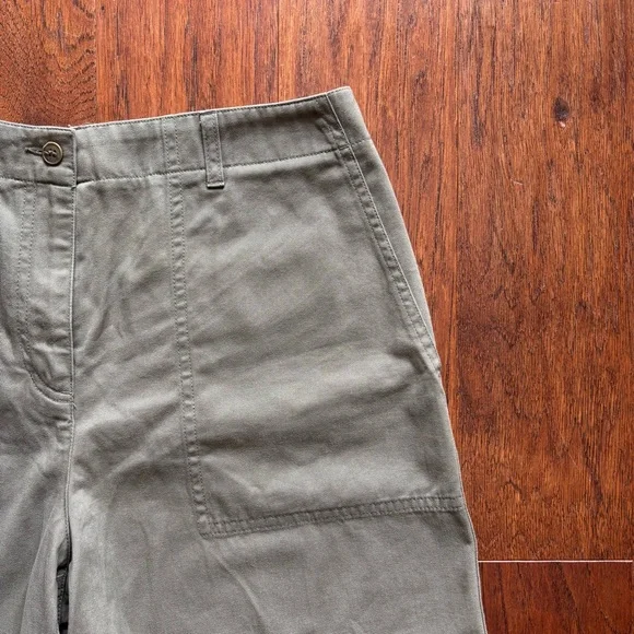 Vintage Jones New York Army Green Safari Shorts | Size 10 - Picture 5 of 8